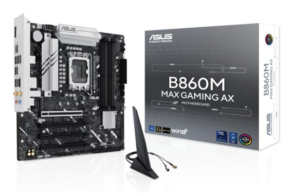 Mainboard|ASUS|Intel B860 Express|LGA1851|Micro-ATX|Memory DDR5|Memory slots 4|B860MMAXGAMINGAX