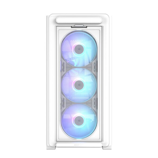 Case|ASUS|A23 PLUS|MidiTower|Case product features Transparent panel|MicroATX|MiniITX|Colour White|A23PLUSTG/ARGBWHITE