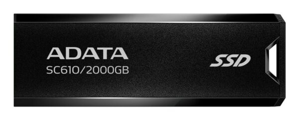 External SSD|ADATA|SC610|2TB|USB 3.2|Write speed 500 MBytes/sec|Read speed 550 MBytes/sec|SC610-2000G-CBK/RD