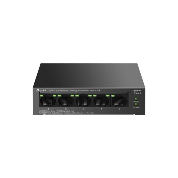 Switch|TP-LINK|LS105LP|PoE ports 4|LS105LP