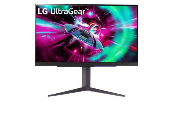 LCD Monitor|LG|27GR93U-B|27"|Gaming/4K|Panel IPS|3840x2160|16:9|144Hz|Matte|1 ms|Pivot|Height adjustable|Tilt|27GR93U-B