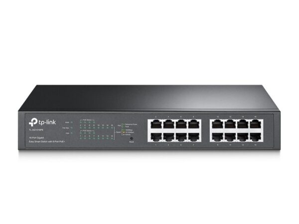 Switch|TP-LINK|Desktop/pedestal|16x10Base-T / 100Base-TX / 1000Base-T|PoE+ ports 8|TL-SG1016PE