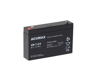 BATTERY 6V 7.2AH/AM7.2-6 ACUMAX EMU