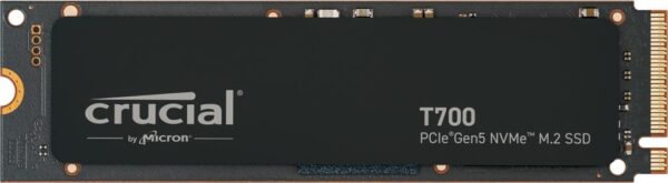 SSD|CRUCIAL|T700|2TB|M.2|PCIe Gen5|NVMe|TLC|Write speed 11800 MBytes/sec|Read speed 12400 MBytes/sec|TBW 1200 TB|CT2000T700SSD3