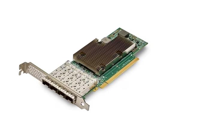 NET CARD PCIE 25GBE QP SFP28/BROADCOM 57504 540-BDDB DELL