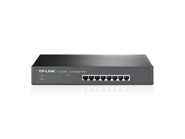 Switch|TP-LINK|Rack|8x10Base-T / 100Base-TX / 1000Base-T|TL-SG1008