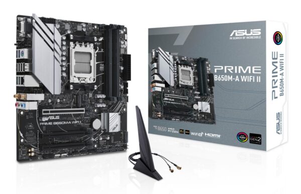 Mainboard|ASUS|AMD B650|Micro-ATX|Memory DDR5|Memory slots 4|3xPCI-Express 4.0 16x|2xM.2|1x15pin D-sub|1xHDMI|1xDisplayPort|4xUSB 2.0|4xUSB 3.2|1xPS/2|1xRJ45|3xAudio port|PRIMEB650M-AWIFIII