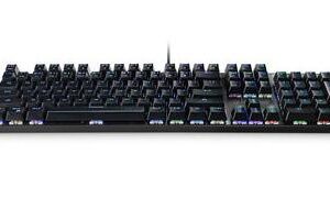 KEYBOARD GS101 BLACK/SILVER/MRGS101-UK MEDIARANGE