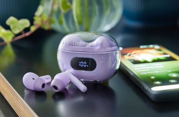 HEADSET BUDS PLUS T310AE/PURPLE 3720313 INTENSO
