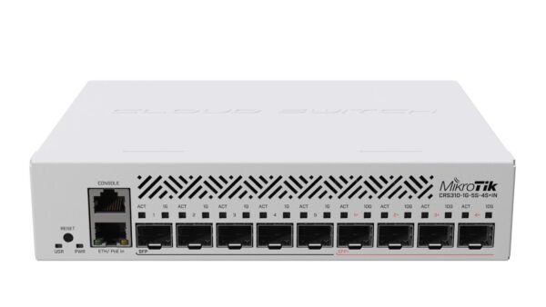Switch|MIKROTIK|CRS310-1G-5S-4S+IN|Type L3|PoE ports 1|CRS310-1G-5S-4S+IN