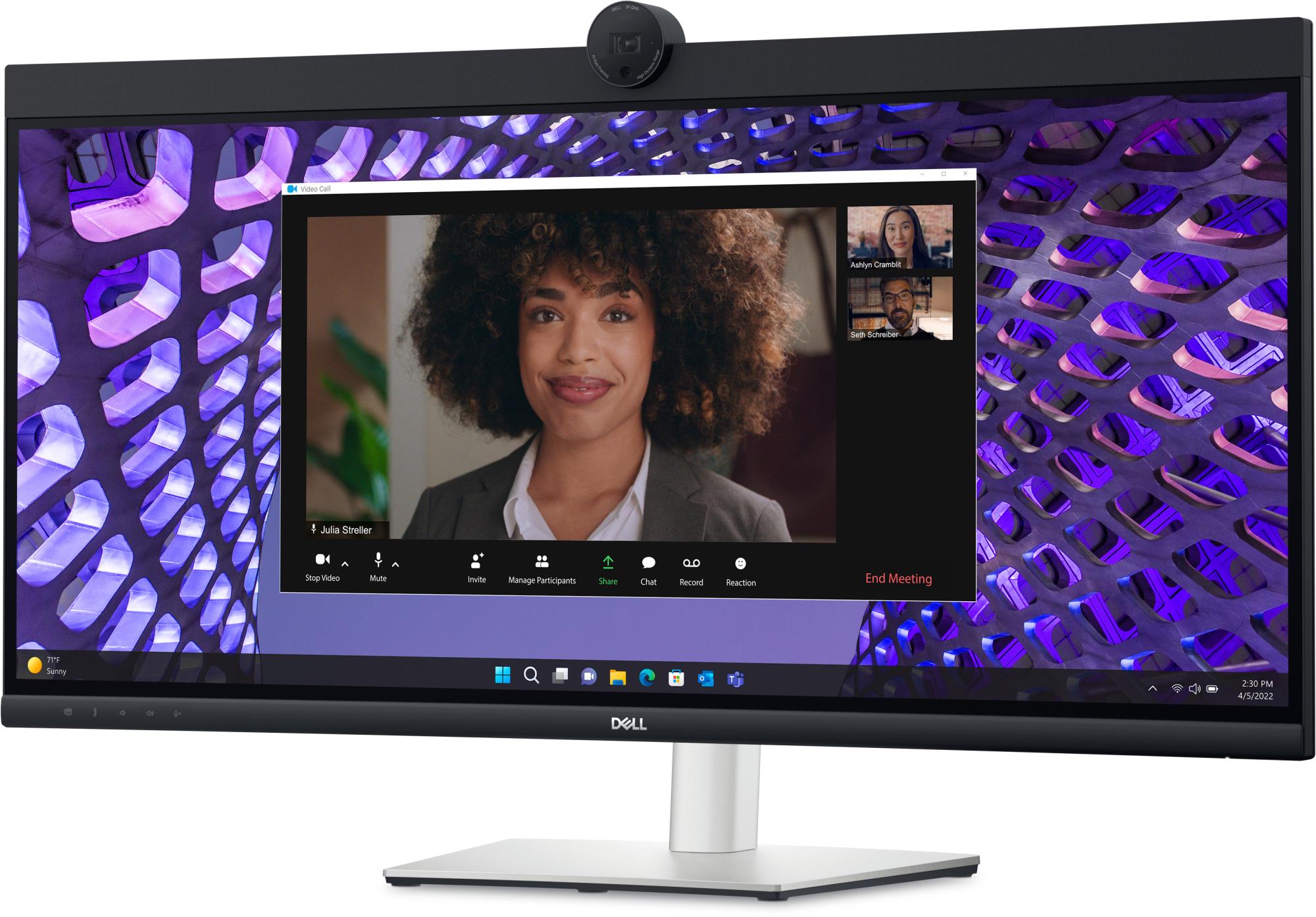 LCD Monitor|DELL|P3424WEB|34"|Curved/21 : 9|Panel IPS|3440x1440|21:9|60Hz|5 ms|Speakers|Camera 4MP|Swivel|Height adjustable|Tilt|210-BFOB