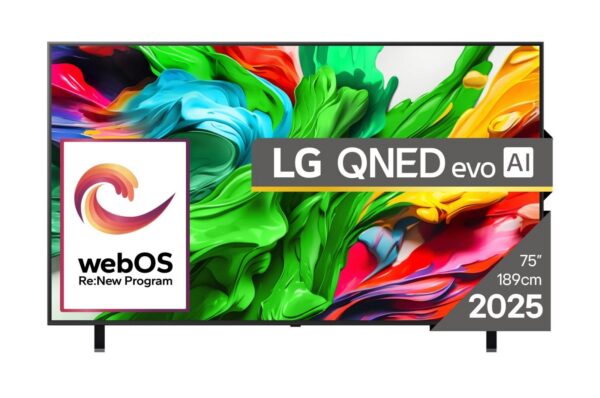TV Set|LG|75"|4K/Smart|3840x2160|Wireless LAN|Bluetooth|webOS|Black|75QNED85A3C