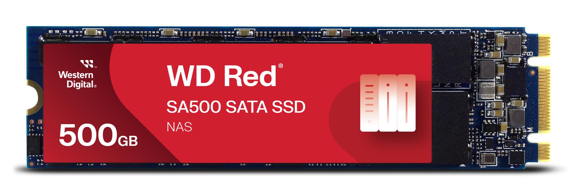 SSD|SANDISK|350xTBW rating|MTBF 1750000 h|Read speed 560 MB/s|Write speed 530 MB/s|Serial ATA III|M.2|500 GB|POWERED BY SANDISK|Red SA500|WDS500G1R0B