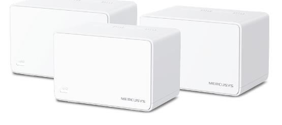 Wireless Router|MERCUSYS|Wireless Router|3-pack|3000 Mbps|Mesh|3x10/100/1000M|HALOH80X(3-PACK)