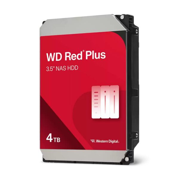 HDD|WESTERN DIGITAL|Red Plus|4TB|128 MB|5400 rpm|3,5"|WD40EFZZ