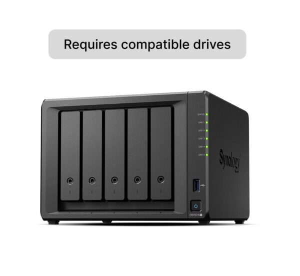 NAS STORAGE TOWER 5BAY 2XM.2/NO HDD USB3 DS1525+ SYNOLOGY
