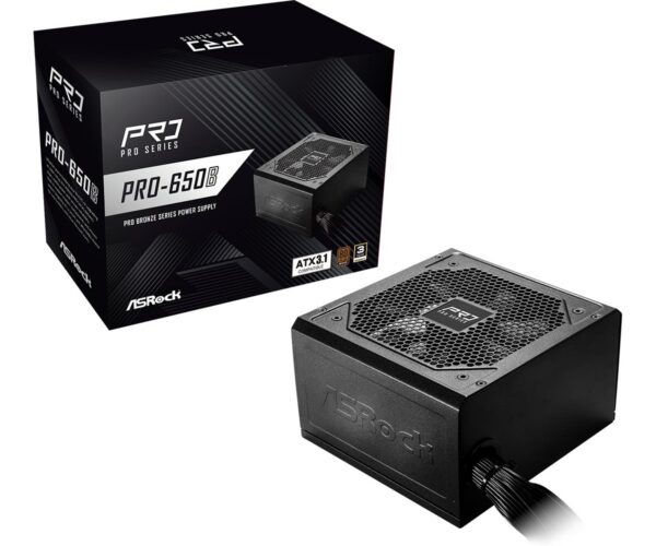 Power Supply|ASROCK|ATX|PC|100 - 240 V|650 W|PRO-650B