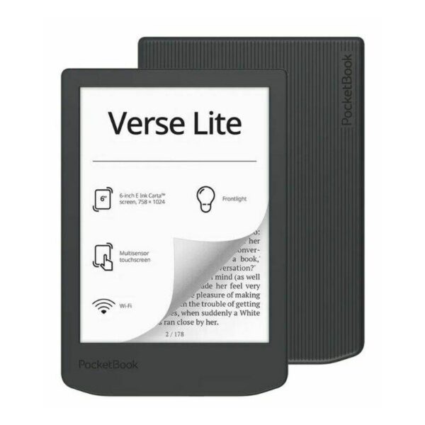 E-Reader|POCKETBOOK|Verse Lite 619 6'|6"|1024x758|1xUSB-C|Wireless LAN|Grey|PB619-T-WW