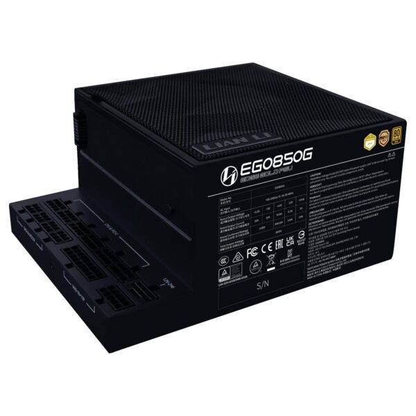 Power Supply|LIAN LI|EDGE GOLD 850|850 Watts|Efficiency 80 PLUS GOLD|PFC Active|G9P.EG0850G.B000.EU