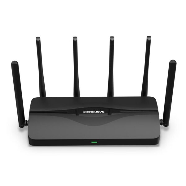 Wireless Router|MERCUSYS|Router|IEEE 802.11a/b/g|IEEE 802.11n|IEEE 802.11ac|IEEE 802.11ax|3x2.5GbE|LAN  WAN ports 1|Number of antennas 6|MR47BE