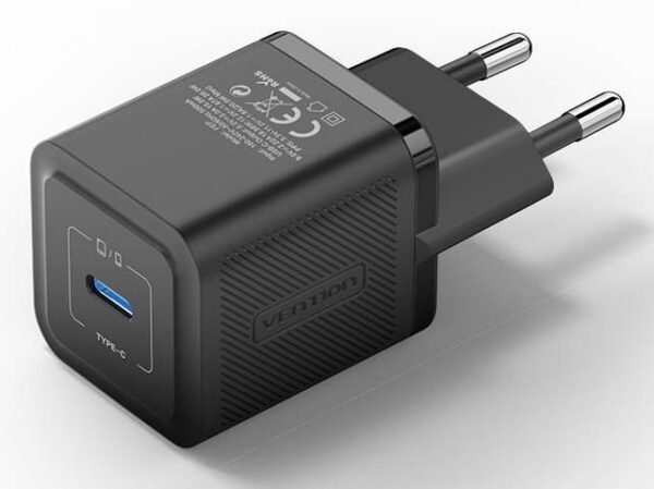 MOBILE CHARGER WALL 20W USB-C/1P BLACK FEPB0-EU VENTION