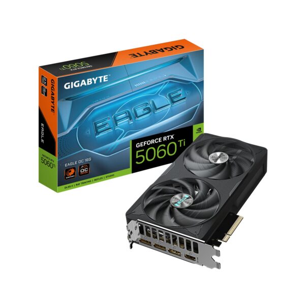 Graphics Card|GIGABYTE|NVIDIA|GeForce RTX 5060 Ti|2617 MHz|16 GB|GDDR7|128 bit|PCI Express x16 5.0|Active|GV-N506TEAGLEOC-16GD1.0