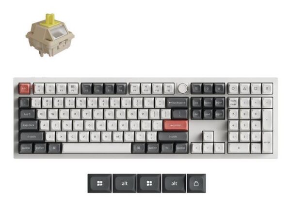 KEYBOARD WRL Q6 ULTRA/WHITE Q6U-P4 KEYCHRON